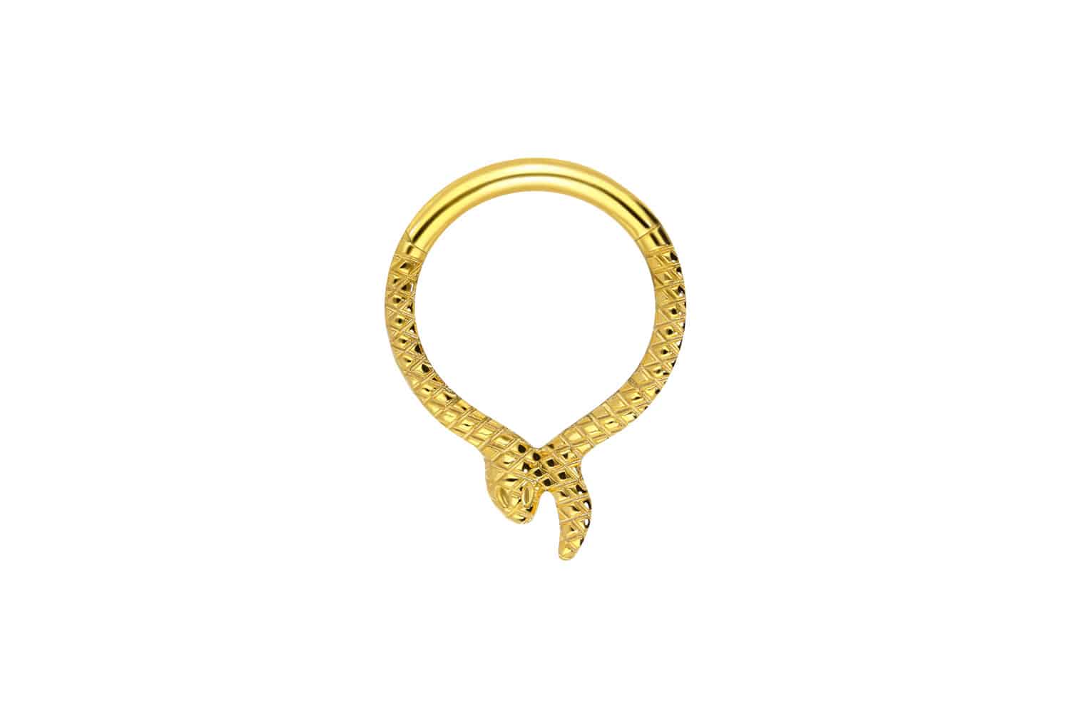 Titan Segmentring Clicker Piercing SCHLANGE